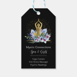 Yoga Instructor Energy Healer Crystals Reiki Spa Presentetikett