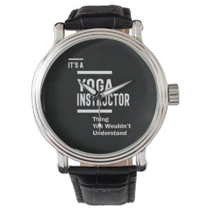 Yoga Instructor Job Title Gift Armbandsur