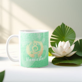 Yoga Instructor Life Coach Meditation Pose Zen OM Kaffemugg