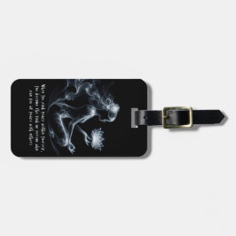 Yoga Instructor Lotus Meditation Pose Glowing Mist Bagagebricka