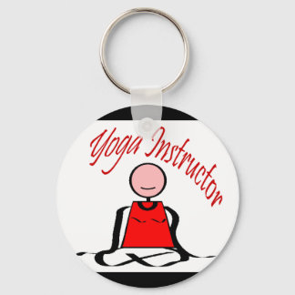 Yoga Instructor - Lotus Postion Stick figur Nyckelring