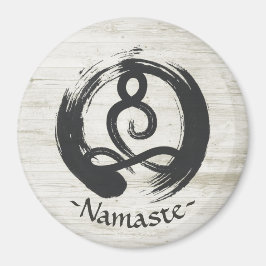 Yoga Instructor Meditation Pose Healer ZEN Symbol Magnet