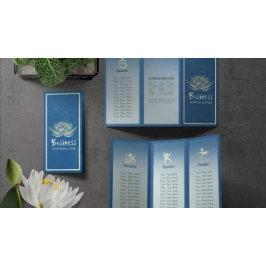 Yoga Instructor Studio Tri-Fold Brochure Lotus