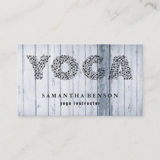 Yoga Instructor Visitkort (Framsida)