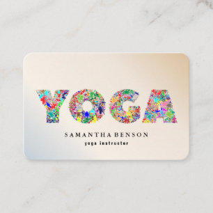 Yoga Instructor Visitkort