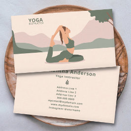 Yoga Instructor Visitkort