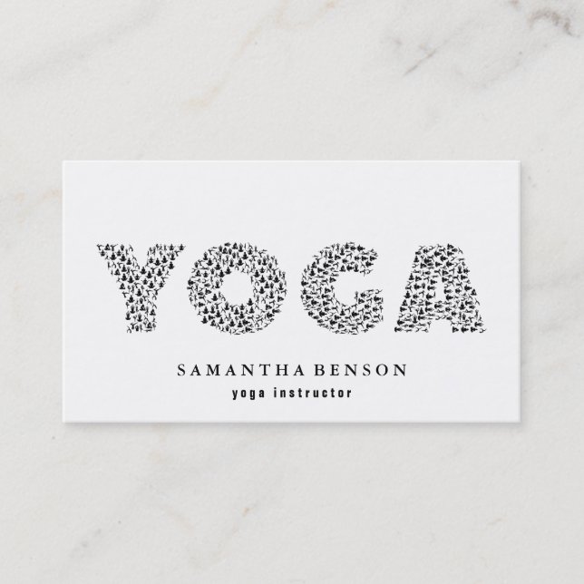 Yoga Instructor Visitkort (Framsida)