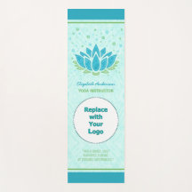 Yoga Instruktör Anpassningsbar Logotyp Namn| Lotus