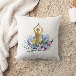 Yoga instruktör Energi helare Kristaller Reiki Spa Kudde