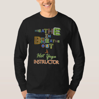 Yoga-instruktor för in- ut-Hetten T Shirt