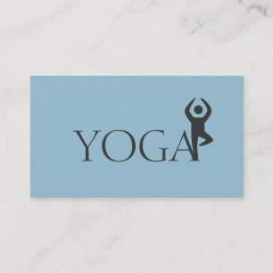 Yoga-instruktör, klasser visitkort