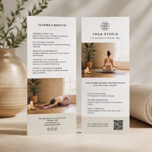 Yoga instruktör lärare Vit Reklam affärsverksamhet Reklamkort