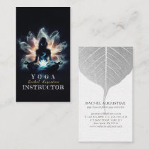 Yoga instruktör meditation ställning Glödande dimm