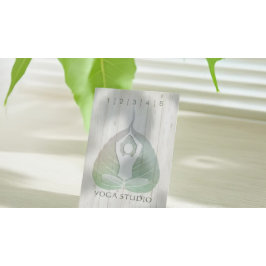 YOGA-instruktör Studio Loyalty Slår Bodhi Löv Lojalitetskort