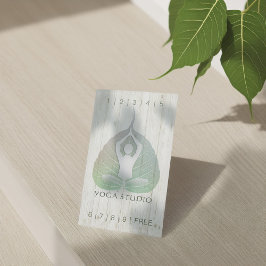 YOGA-instruktör Studio Loyalty Slår Bodhi Löv Lojalitetskort