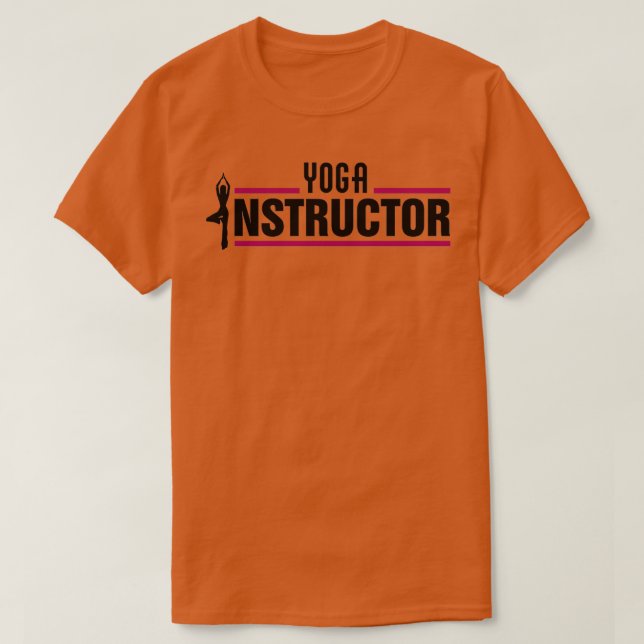 Yoga-instruktör T Shirt (Design framsida)