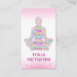 YOGA-instruktör Visitkort