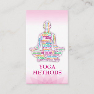 YOGA-instruktör Visitkort