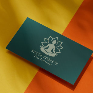 Yoga instruktörs visitkort Mall