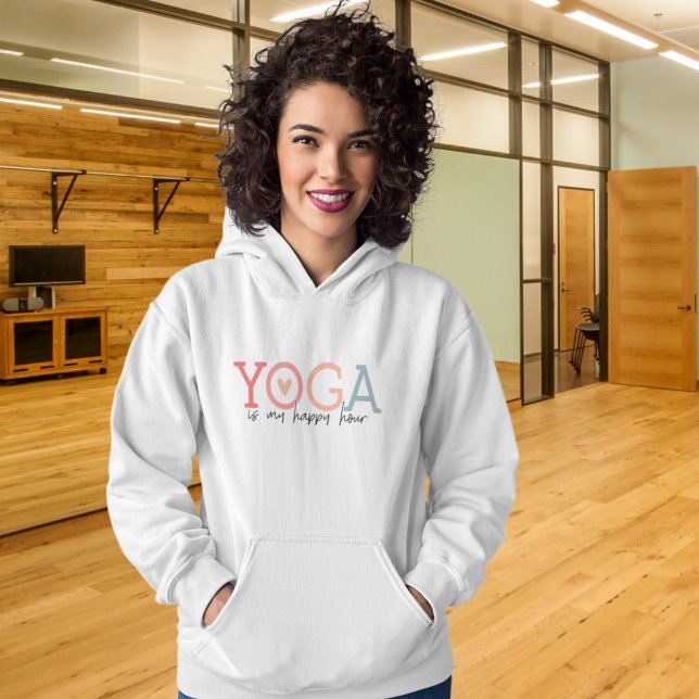 Yoga is my Happy Hour Fun T Shirt (Skapare uppladdad)