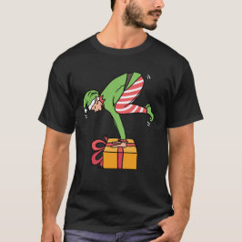 Yoga jul Elf Pose T Shirt