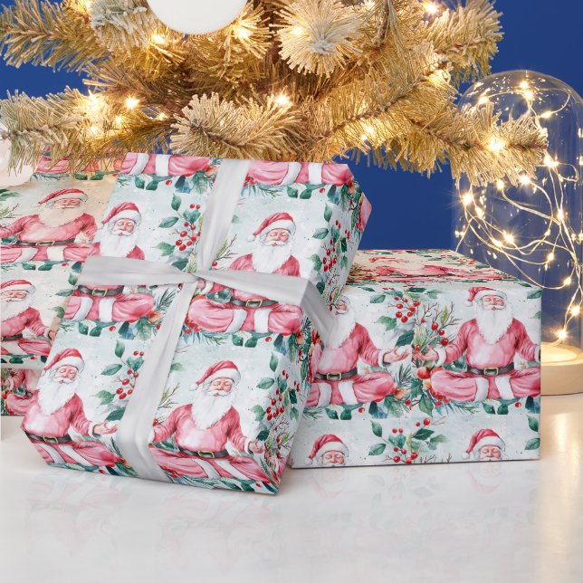 Yoga jul Jultomten instruktör Presentpapper (Helgdagar)