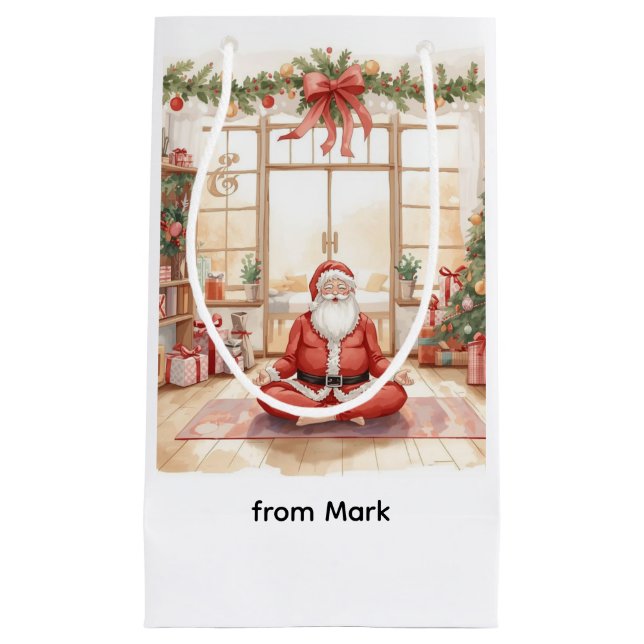 Yoga-jul med Jultomten i yoga-klassen Larg (Framsidan)