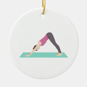 Yoga Julgransprydnad Keramik