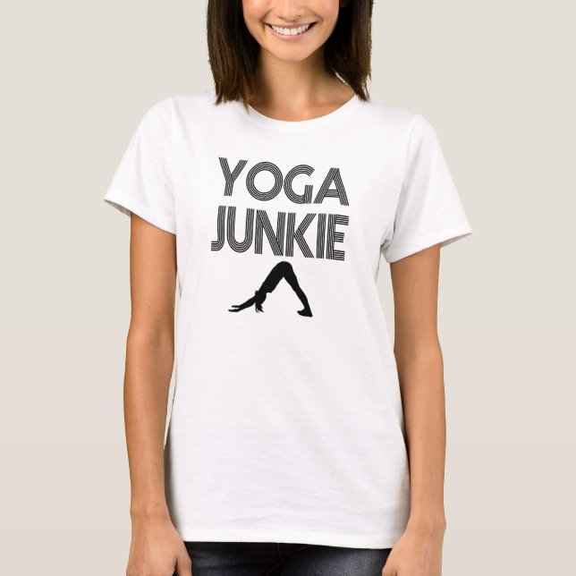 Yoga Junkie tank T-shirt (Framsida)