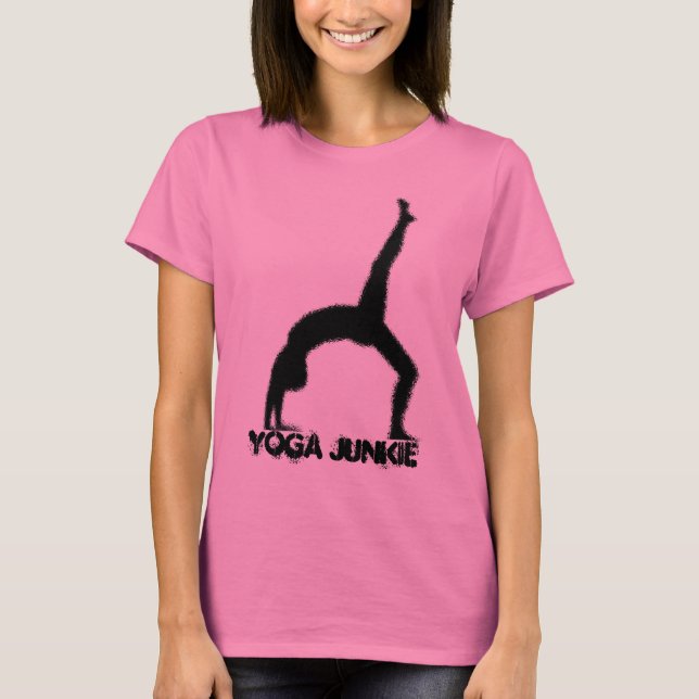 Yoga Junkie Tee Shirt (Framsida)