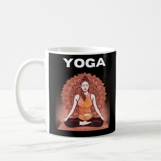 yoga kaffemugg (Vänster)