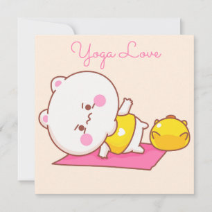 Yoga Kärlek Julkort