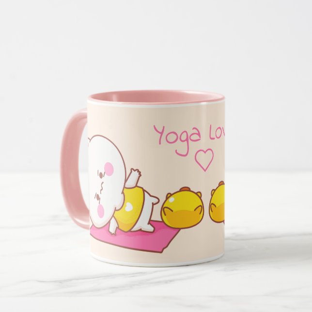 Yoga Kärlek Mugg (Framsida vänster)