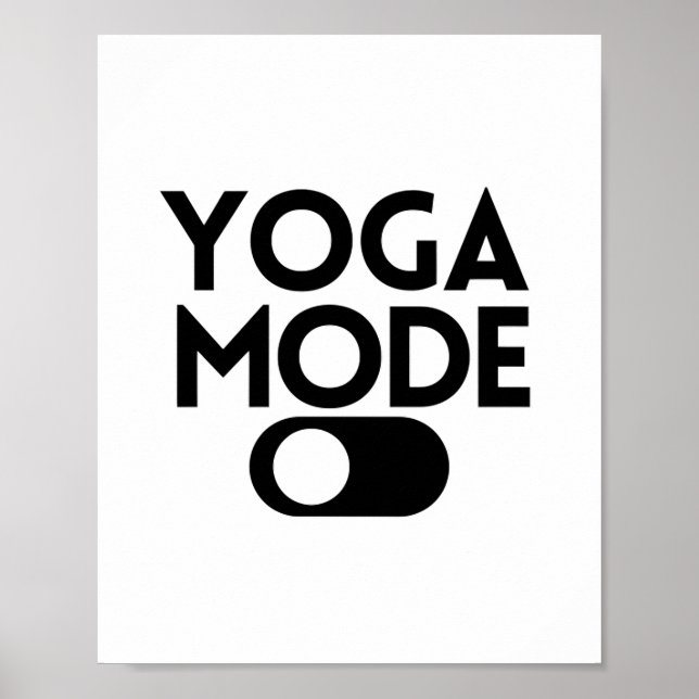 Yoga-läge Poster (Framsidan)