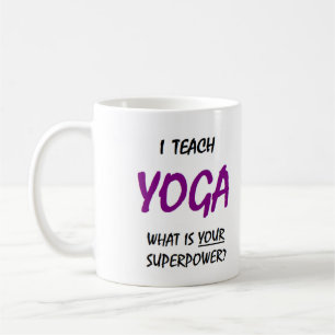 yoga-lära kaffemugg