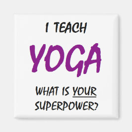 yoga-lära magnet