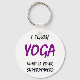 yoga-lära nyckelring