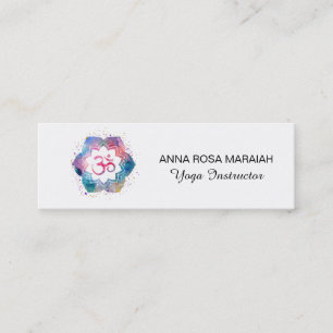 *~* Yoga Lärare Reiki Massage Mindfulness om Mini Visitkort