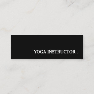 Yoga-lärarlärare Mini Visitkort