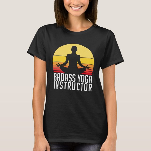 Yoga-lärarlärarklass T Shirt (Framsida)