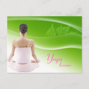 Yoga Lesson vykort