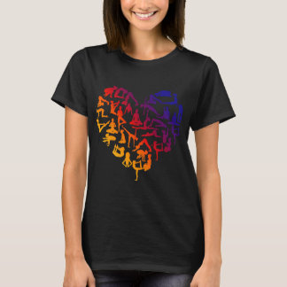 Yoga Life Series Yoga Heart T Shirt