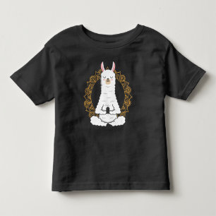 Yoga Llama Alpaca Namaste-relaxerande djur T Shirt