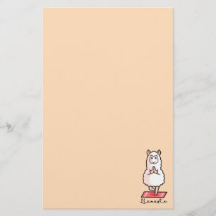 Yoga Llama - Llamaste Brevpapper