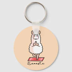 Yoga Llama - Llamaste Nyckelring