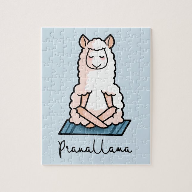 Yoga Llama - Pranallama Pussel (Vertikal)