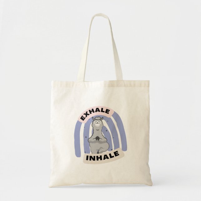 Yoga Llama Tygkasse (Framsidan)