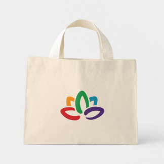 Yoga 'Lotus Flower' Tote Bag Mini Tygkasse