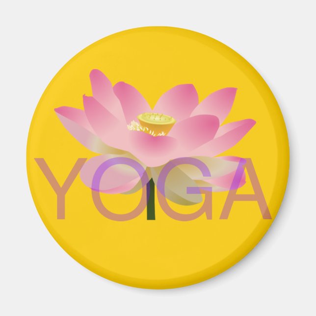 yoga lotus magnet (Framsidan)