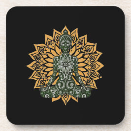 Yoga Lotus Pose Zen Graphic Underlägg